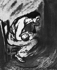 Больной ребенок (Т. Стайнлен, 1902 г.)